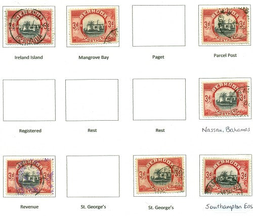 KGV & KGVI Cancels 1936 KGV Definitive KGX 07B