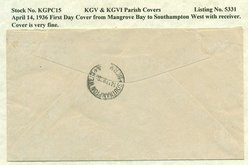 KGV & KGVI Parish Covers Mangrove Bay April 14, 1936