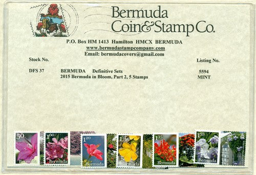2015 Bermuda in Bloom, part 2 - 6 stamps