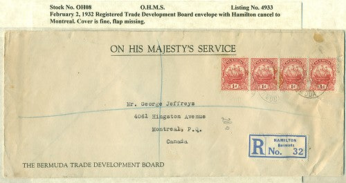 OHMS Hamilton- Trade Development Board February 2, 1932