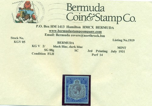 2/- 3rd printing July 1931 - FLH