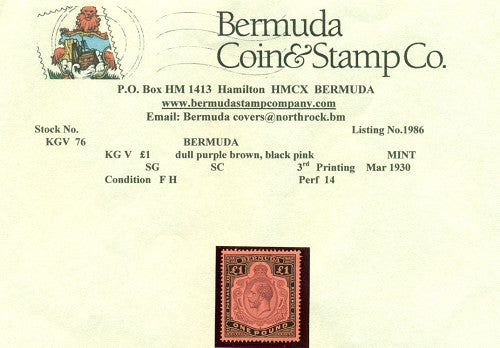 L1  3rd printing March 1930 - FH