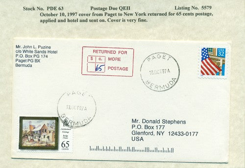 Postage Due QEII PDQ 63
