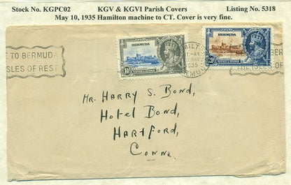 KGV & KGVI Parish Covers Hamilton May 10, 1935