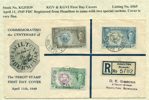 FDC 4/11/1949 KG6C 39