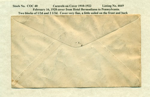 Caravels on Cover 1910-22, 40