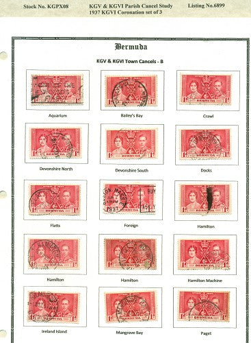 KGV & KGVI Cancels 1937 KGVI Coronation KGX 08