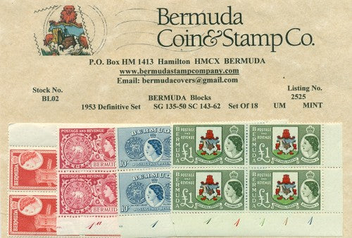 1953 Definitive set of 18