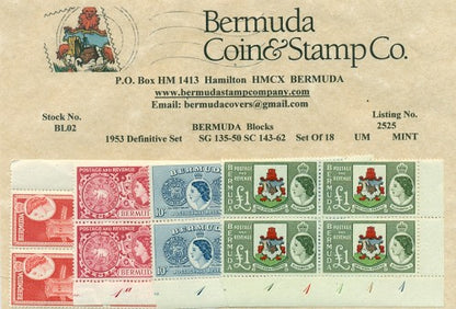 1953 Definitive set of 18