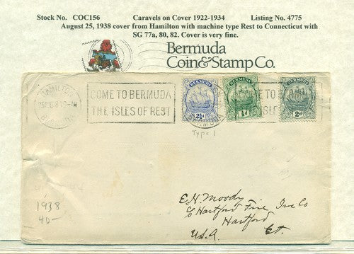 Caravels on Cover 1910-22, 156