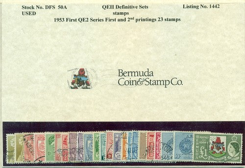 1953 Definitive set, 23 stamps