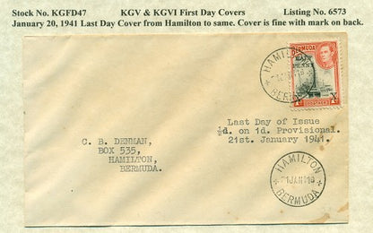 FDC 1/20/1941 KG6C 47