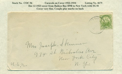 Caravels on Cover 1910-22, 56
