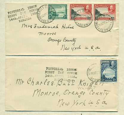 KGV & KGVI Parish Covers Somerset bridge 1936 KGPC 183