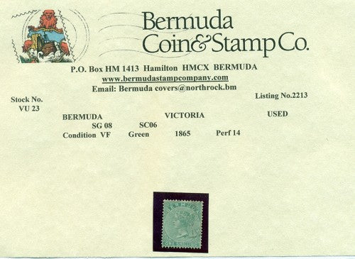 1/-  green - VF