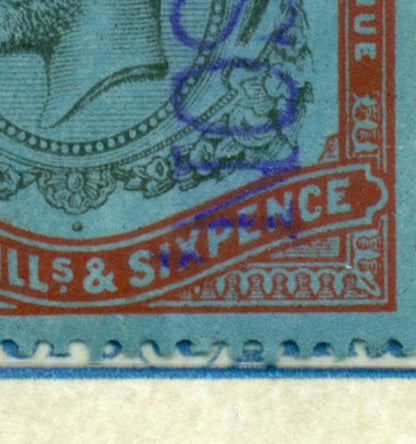 KGV & KGVI Flaws, Broken leaf -KGF 21