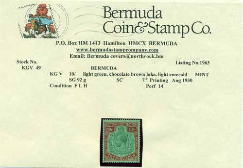 10/-  7th printing Aug 1930 - FLH