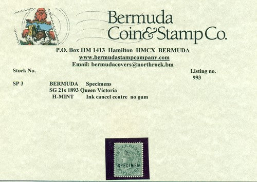 Victoria 1893 Specimen - SP03