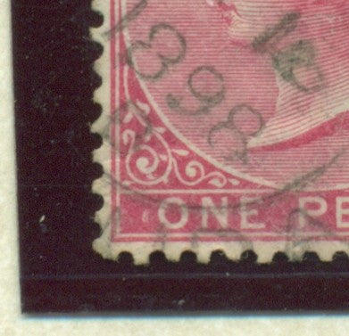 Queen Victoria Flaws Dot in front of 'o' SG-24a QVF 50