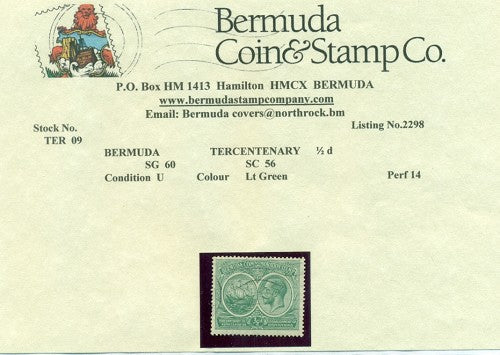 1/2d light green - U