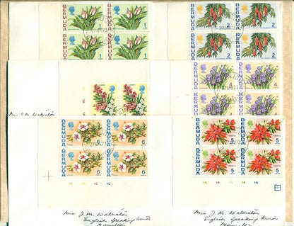 1970 Flowers (1c-18c)