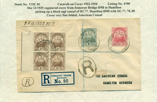 Caravels on Cover 1910-22, 81