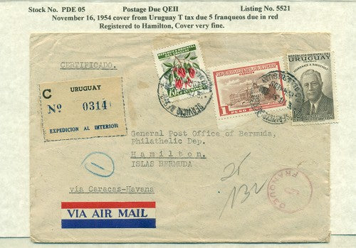 Postage Due QEII PDQ05