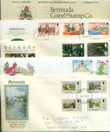 Year Set 1998 on FDC