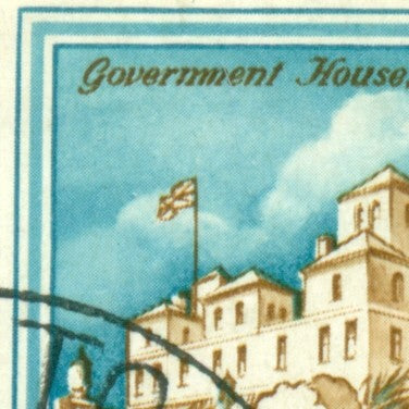 QV-QEII Flaws on Cover February 16, 1967 'government' flaw QFC 41