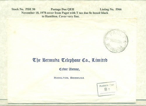 Postage Due QEII PDQ 50