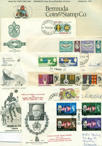Year set, 1965 66 on FDC