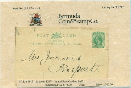 1913 King George Fifth -SA15a-u