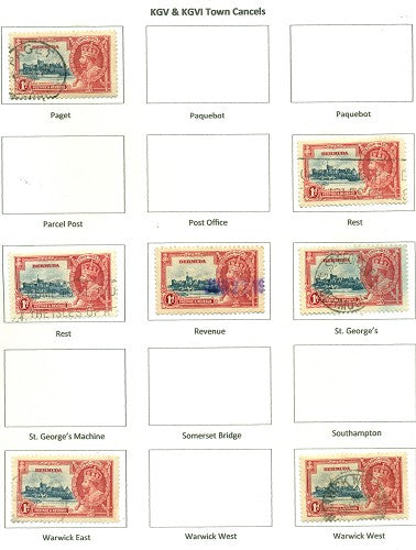KGV & KGVI Cancels 1935 Silver Jubilee KGX 05