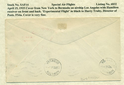 Special Air Flights 4/15/1925 SAF 14