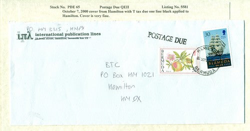Postage Due QEII PDQ 65