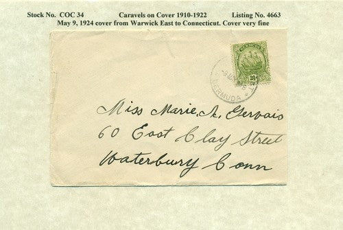 Caravels on Cover 1910-22, 34