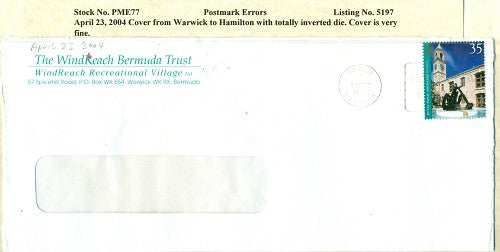 Postmark Error April 23, 2004