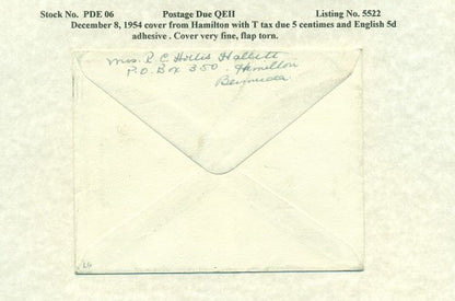 Postage Due QEII PDQ06