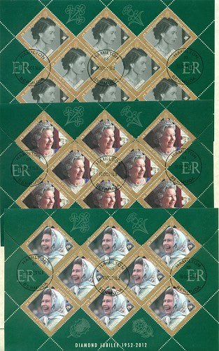 2012 Diamond Jubilee - set of seven used