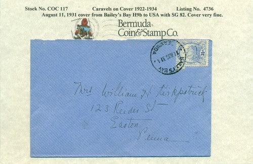 Caravels on Cover 1910-22, 117