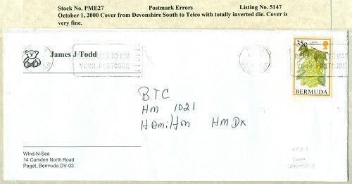 Postmark Error October 1, 2000