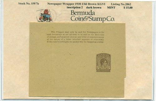 1939 KGVI news wrapper -SW07b