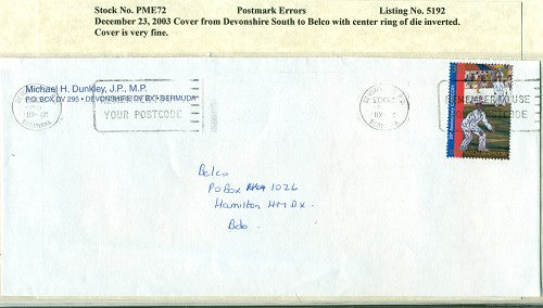 Postmark Error December 23, 2003