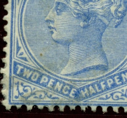 Queen Victoria Flaws Line under chin SG-27a QVF 29