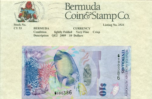 QE2   2009 $10.00 Note