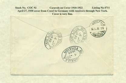 Caravels on Cover 1910-22, 92