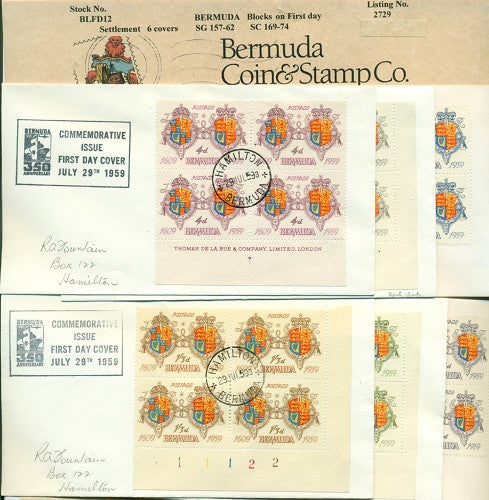 1959 Settlement (6 covers)