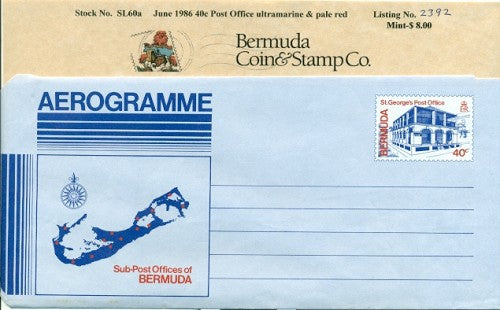 1986 June 40c Air Letter - 2392