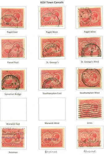 KGV & KGVI Cancels 1920 Tercentenary KGX 02