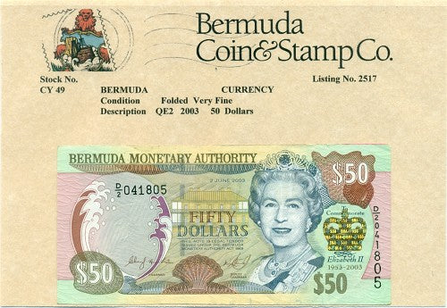 QE2   2003 $50.00 Note